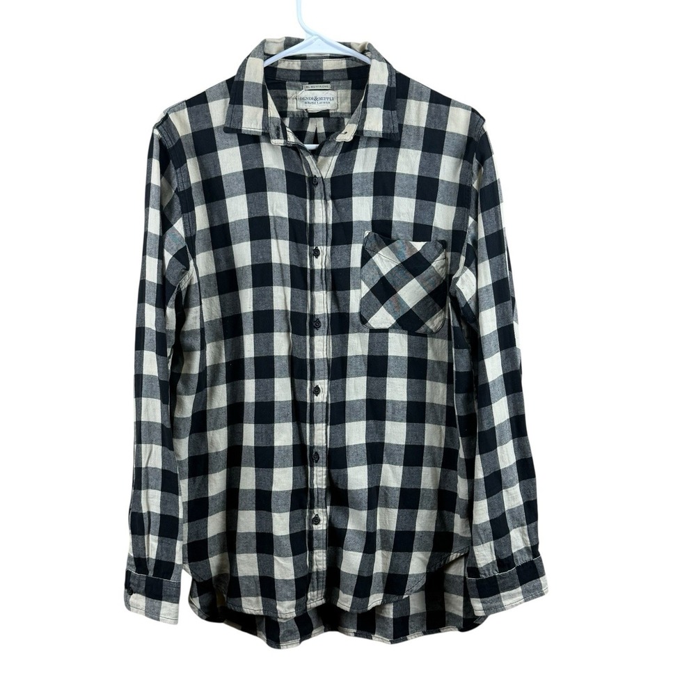Ralph Lauren Denim‎ Supply Shirt Womens Large Check Utility RL Surplus Boyfriend